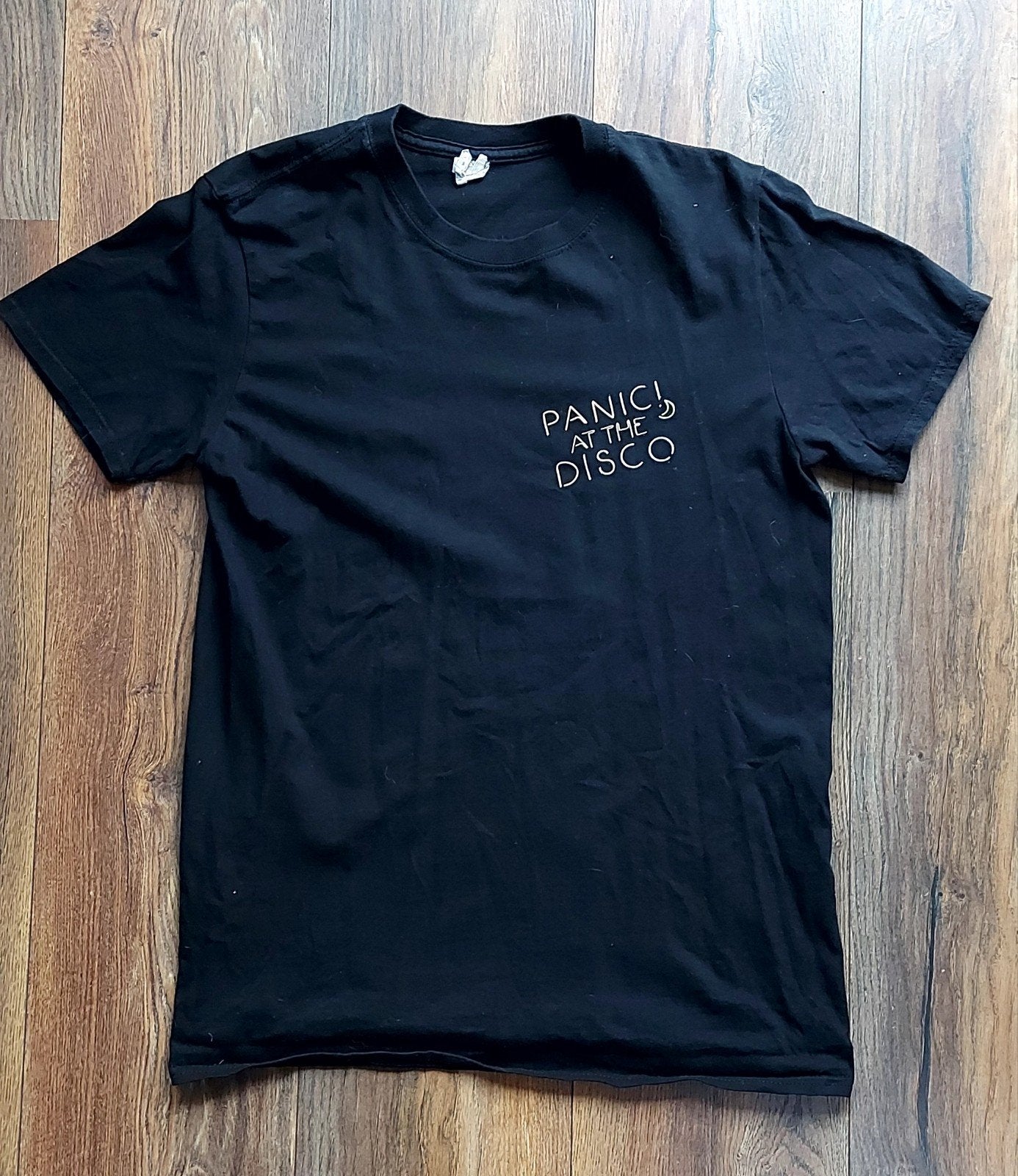 T shirt Panic! At the disco, Maat 48/50 (M), Zwart, Ophalen of Verzenden, Gedragen