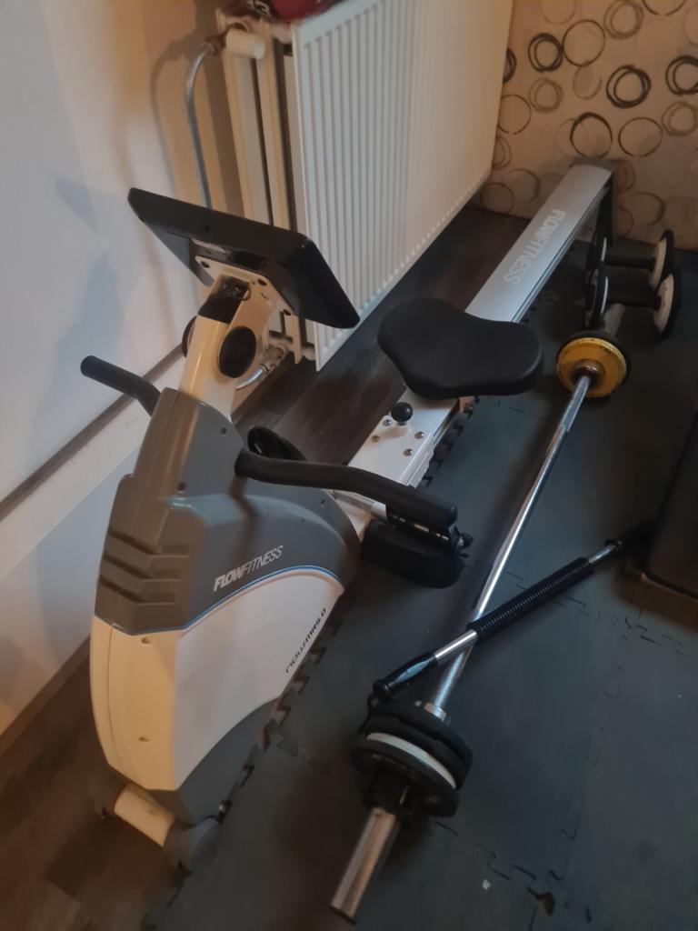 Flow Fitness Roeitrainer - Zo goed als nieuw, Sport en Fitness, Ophalen, Zo goed als nieuw, Roeitrainer