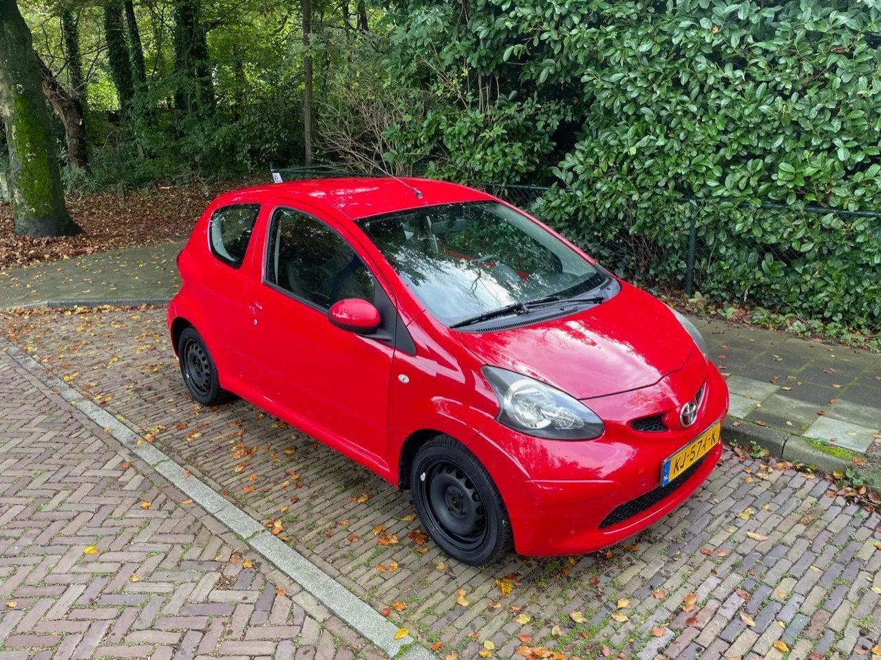 Toyota Aygo 1.0-12V | Airco | LPG - storing- APK verlopen, Auto's, Stof, Gebruikt, Zwart, 4 stoelen