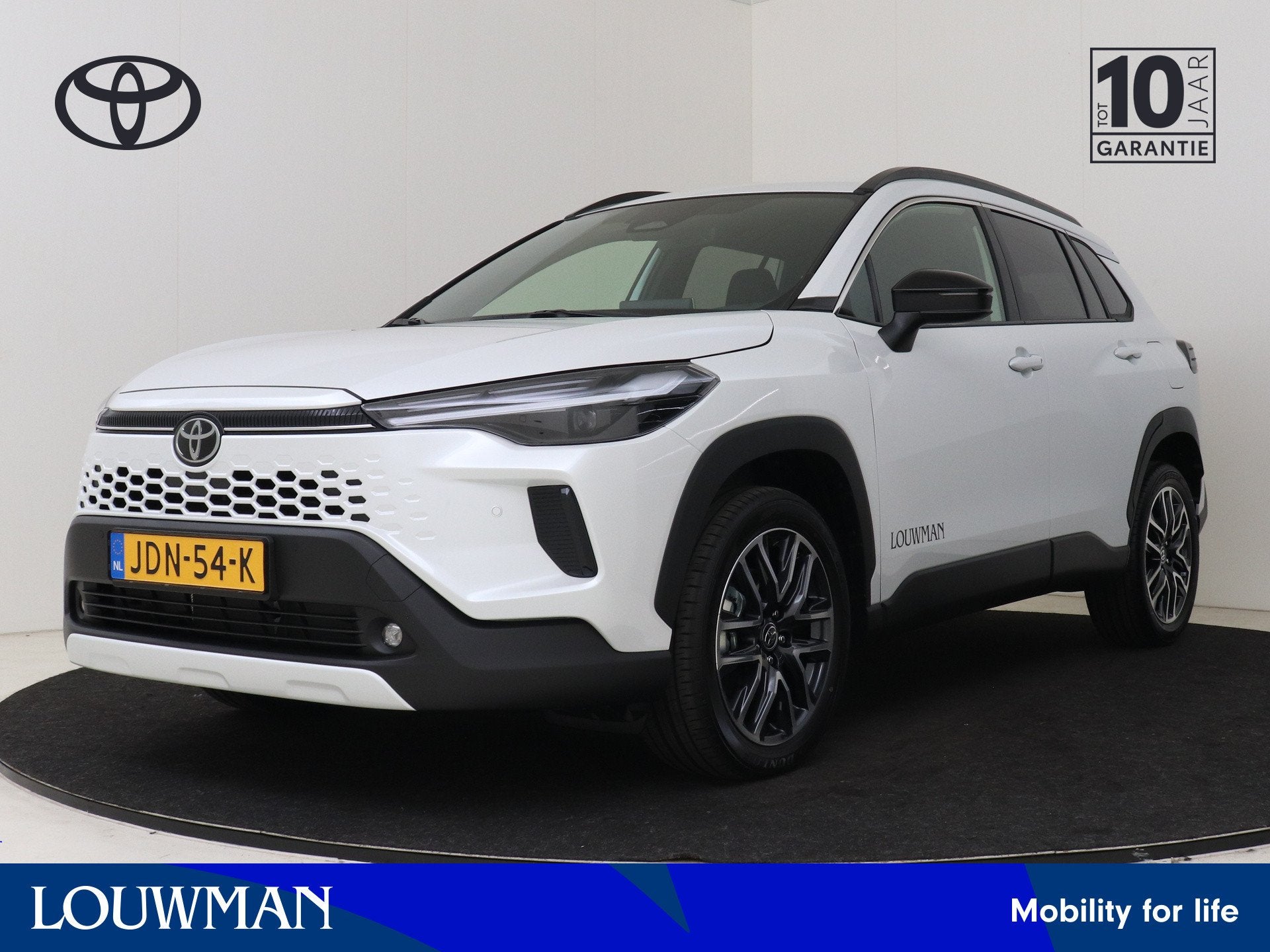 Toyota Corolla Cross Hybrid 140 Dynamic (bj 2025, automaat), Auto's, 12 maanden, Stof, 4 cilinders, Wit