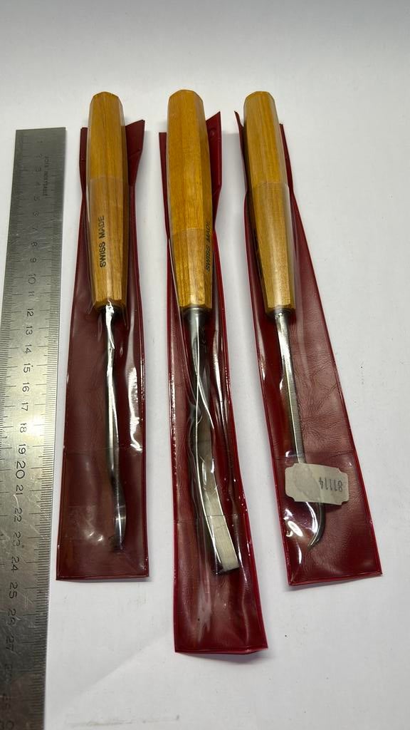 3 nieuwe pfeil gutsen ( swiss made gutsen beitels ), Ophalen of Verzenden, Nieuw