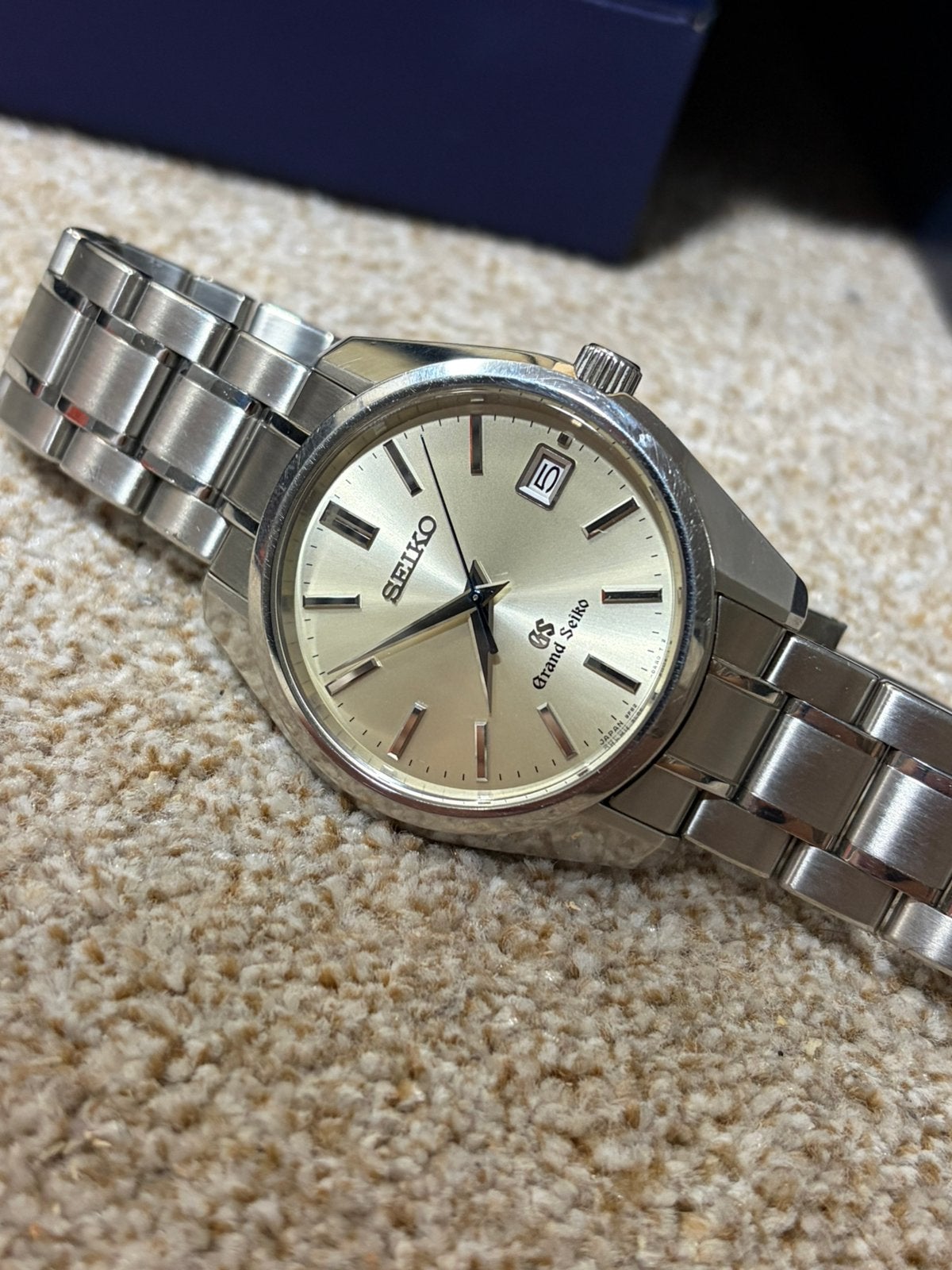 Grand Seiko SBGV005  40mm, Ophalen of Verzenden, Zo goed als nieuw, Staal, Seiko