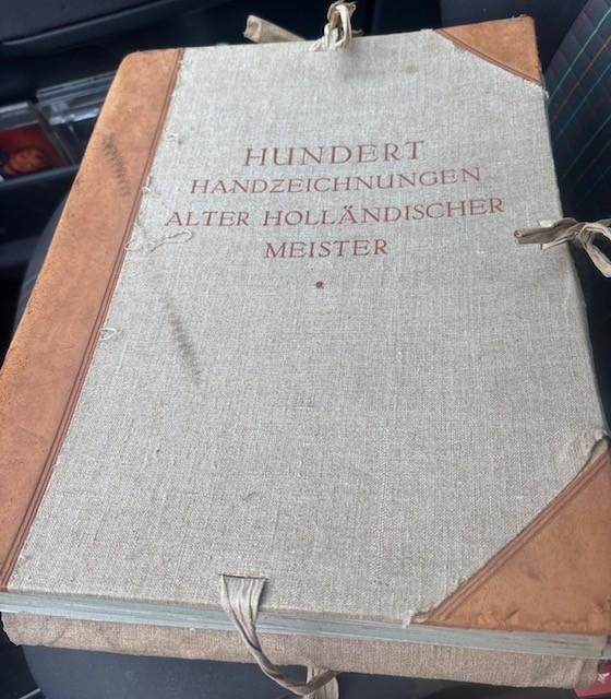 Antieke kunstmap Hollandse meesters 1900 | 1920, Ophalen of Verzenden
