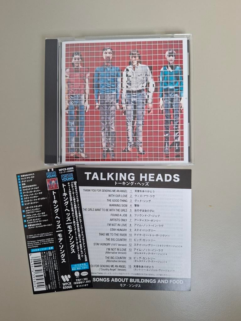 Talking Heads - More Songs... JAPAN cd remastered + bonustra, Ophalen of Verzenden, Zo goed als nieuw, Poprock