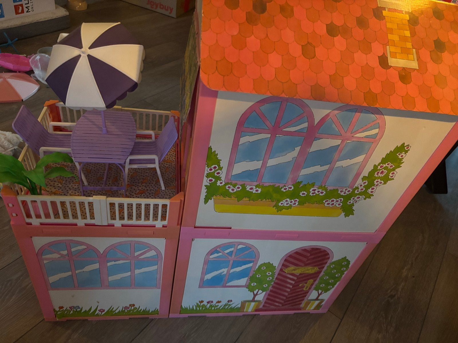 Zeer grote Barbieset, jaren 80. Huis/camper/auto/keuken etc, Ophalen, Gebruikt, Poppenhuis