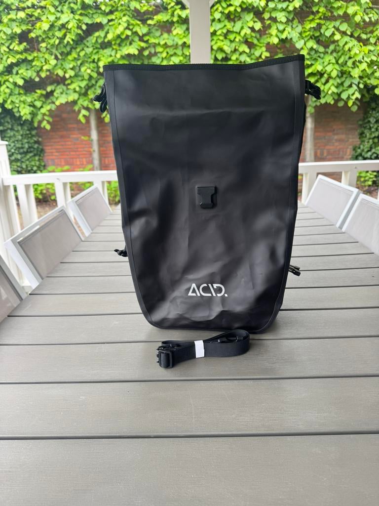 Acid panier fietstas met schouderband, Verzenden, Zo goed als nieuw