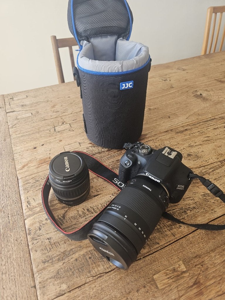 Canon EOS 200D & Tamron 18-400mm & Canon 18-55mm, Audio, Tv en Foto, Fotocamera's Digitaal, Ophalen, Spiegelreflex, Canon, Geheugenkaart