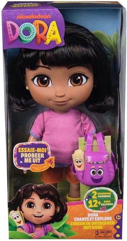 Dora pop met muziek en geluid 30 cm groot nieuw in de doos, Ophalen of Verzenden, Nieuw, Overige typen