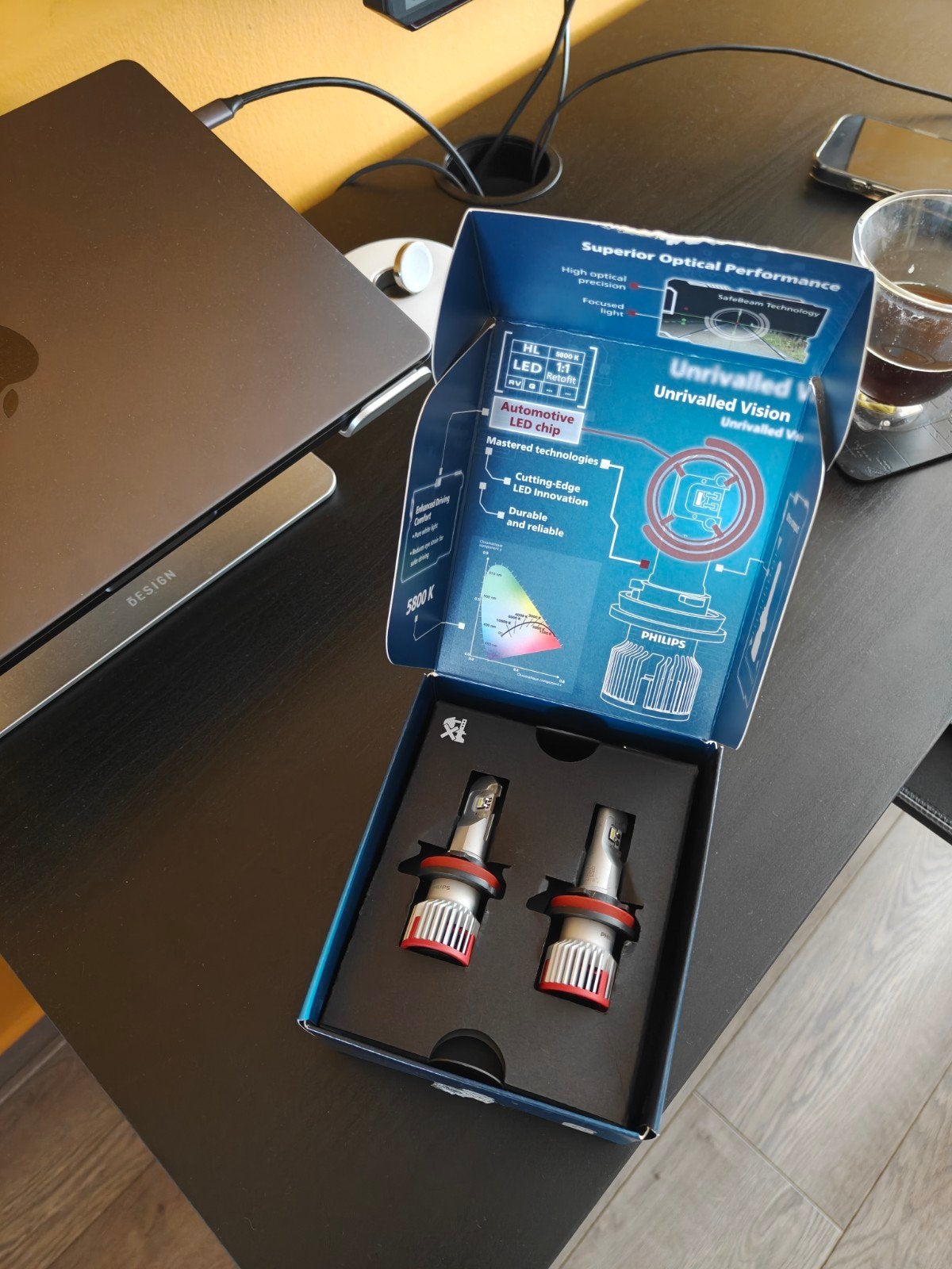 Philips Ultinon Pro9200 LED autolampen (H9 / H11) – 5800K, Ophalen of Verzenden, Gebruikt, Nissan
