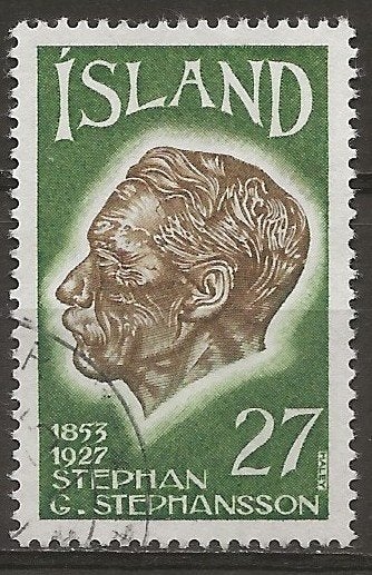 IJsland, Postzegels en Munten, Ophalen of Verzenden, IJsland, Gestempeld