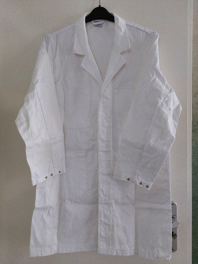 Lab jas / witte laboratorium jas unisex, Onbekend, Maat 48/50 (M), Wit, Ophalen of Verzenden