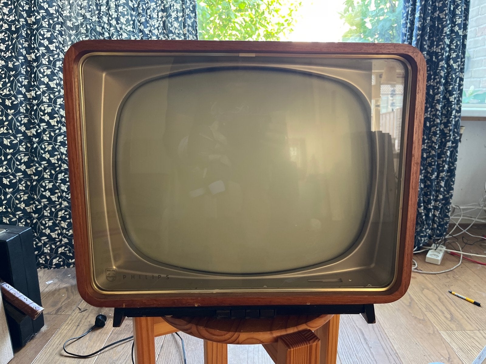 Vintage Philips 17TX291A/07 Televisie - Jaren '60, Ophalen