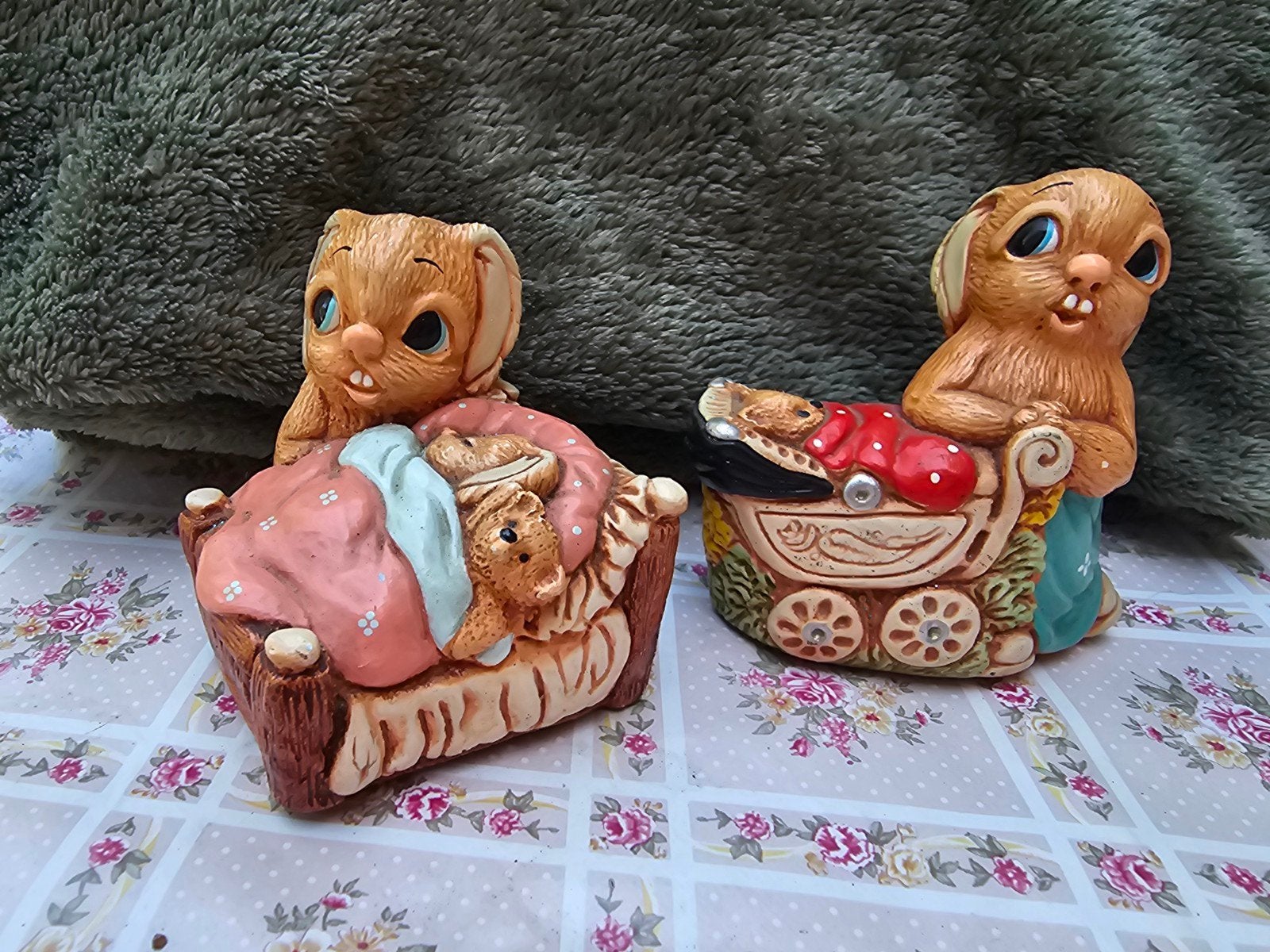 Woodlander "Baby-Doll" konijnenbeeldje van Mere Side Art, Ophalen of Verzenden, Gebruikt
