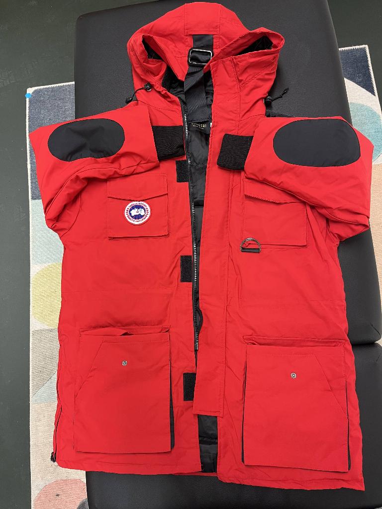 Red Oversized Arctic Style Winter Parka Jacket, Kleding | Dames, Jassen | Winter, Gedragen, Maat 46/48 (XL) of groter, Rood, Ophalen of Verzenden