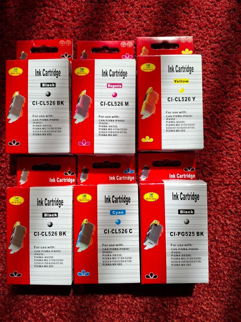 Inktcartridges voor Canon Pixma printers (nieuw), Ophalen of Verzenden, Nieuw, Cartridge, Canon (compatibel)