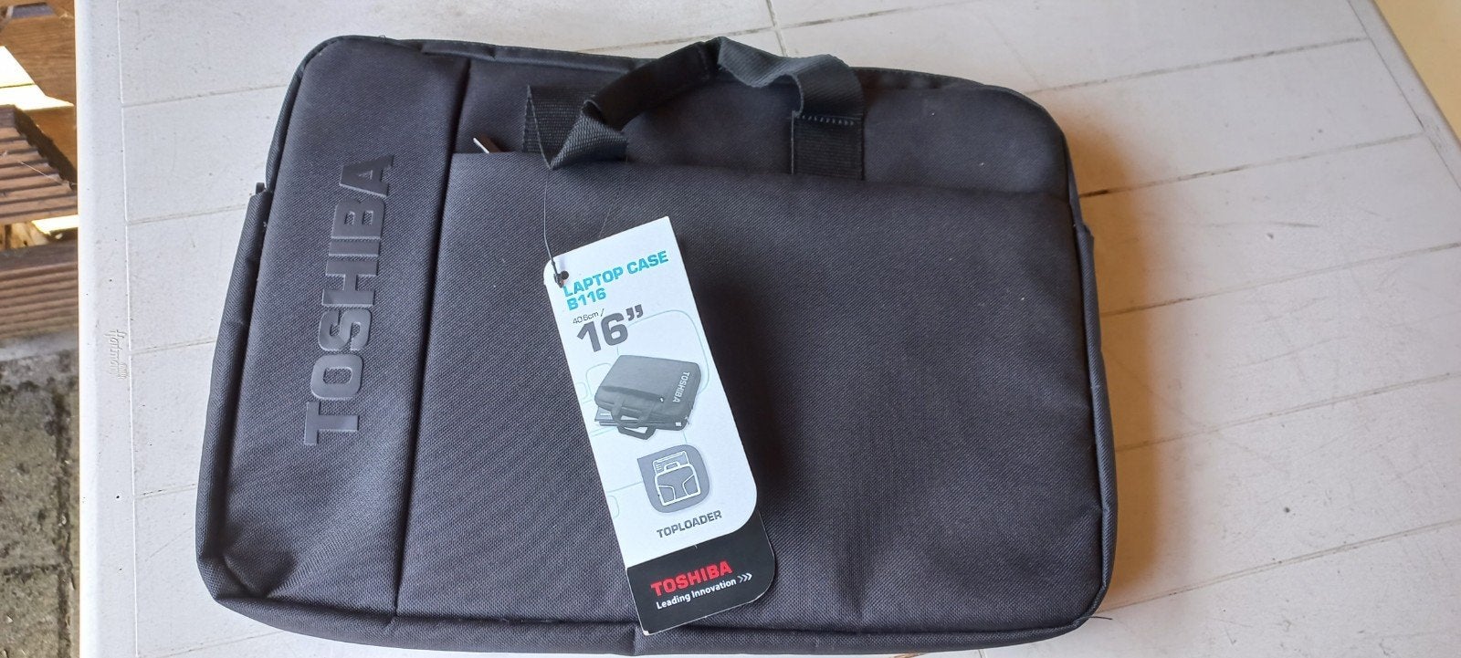 Toshiba Laptophoes 16 inch - Nieuw met label, Handvat, Nieuw, Ophalen of Verzenden, Zwart