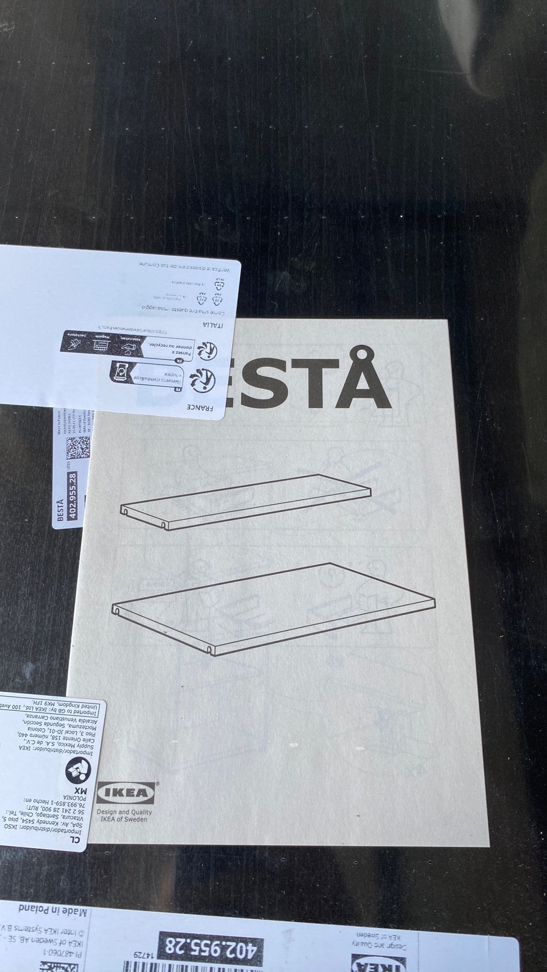 Besta plank van ikea, Ophalen, Nieuw