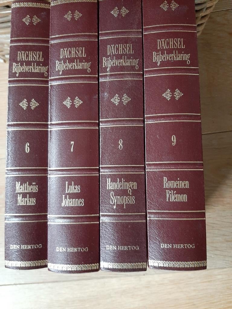 Dachsel Bijbelverklaring - Deel 6, 7, 8, 9 (4 boeken), Boeken, Godsdienst en Theologie, Ophalen of Verzenden, Zo goed als nieuw