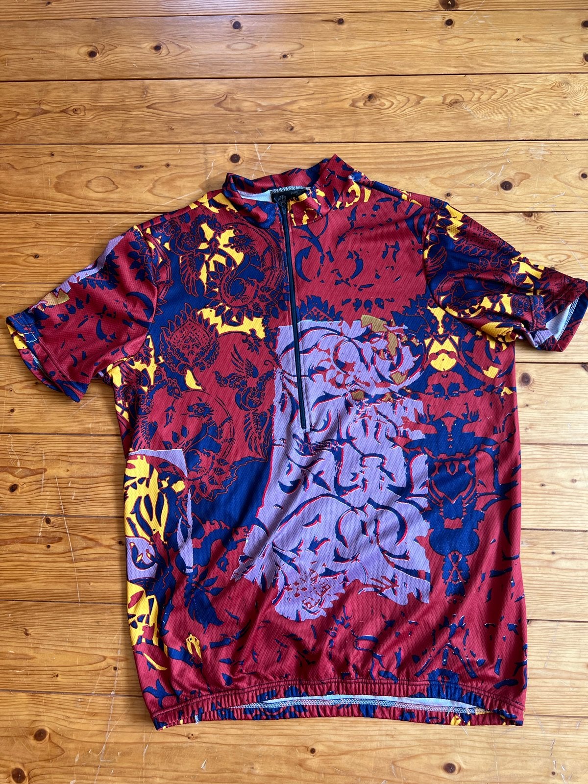 Ultima Bikewear Fiets Shirt - Kleurrijk Design, Gebruikt, Ophalen of Verzenden, Bovenkleding, Heren