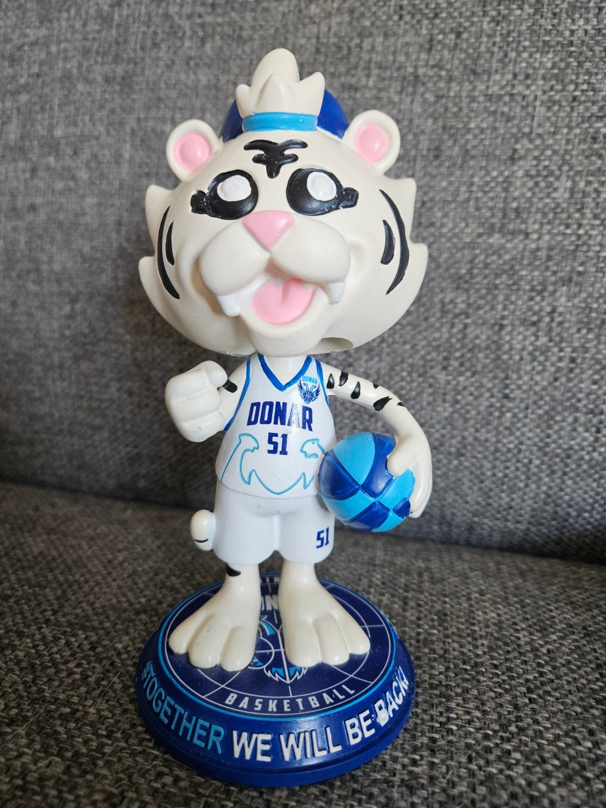 Donar Groningen Basketbal Mascotte Figuur, Sport en Fitness, Basketbal, Ophalen of Verzenden, Zo goed als nieuw, Overige typen