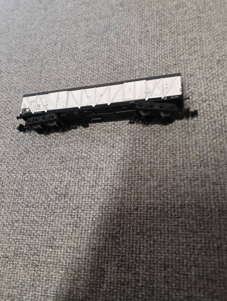 Trix 3504 Lange goederenwagen 4 asser N-spoor, Gebruikt, Gelijkstroom, Trix, Wagon