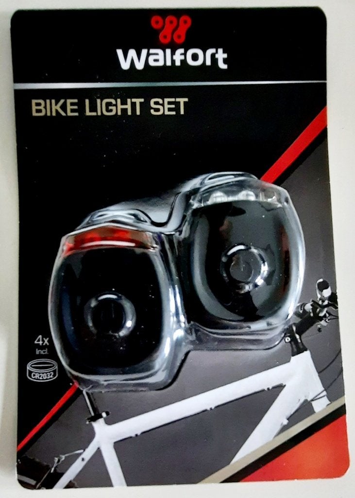 fietslampen, Fietsen en Brommers, Ophalen of Verzenden, Nieuw, Batterij, Verlichtingsset
