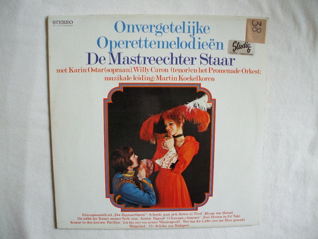 De Mastreechter staar - Onvergetelijke operettemelodieën LP, Gebruikt, Overige typen, Ophalen of Verzenden, 12 inch