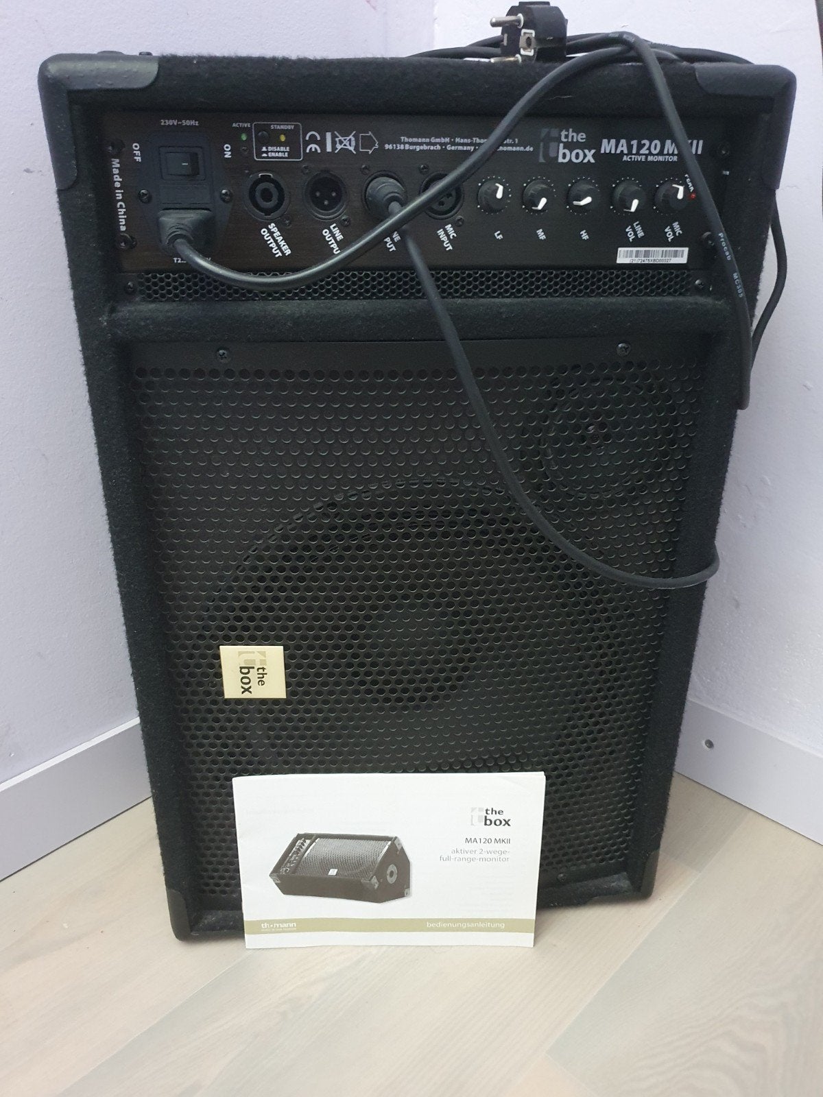 The Box MA120 MKII Versterker voor elektr. drumstel/gitaar, Ophalen, Gebruikt