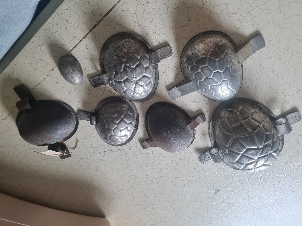Antieke chocolade mallen 7 stuks voor 14.95, Ophalen of Verzenden