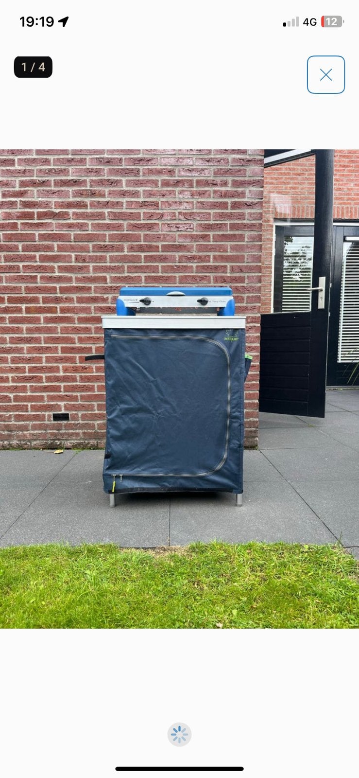 Gasstel, Ophalen of Verzenden, Zo goed als nieuw, Campingkast