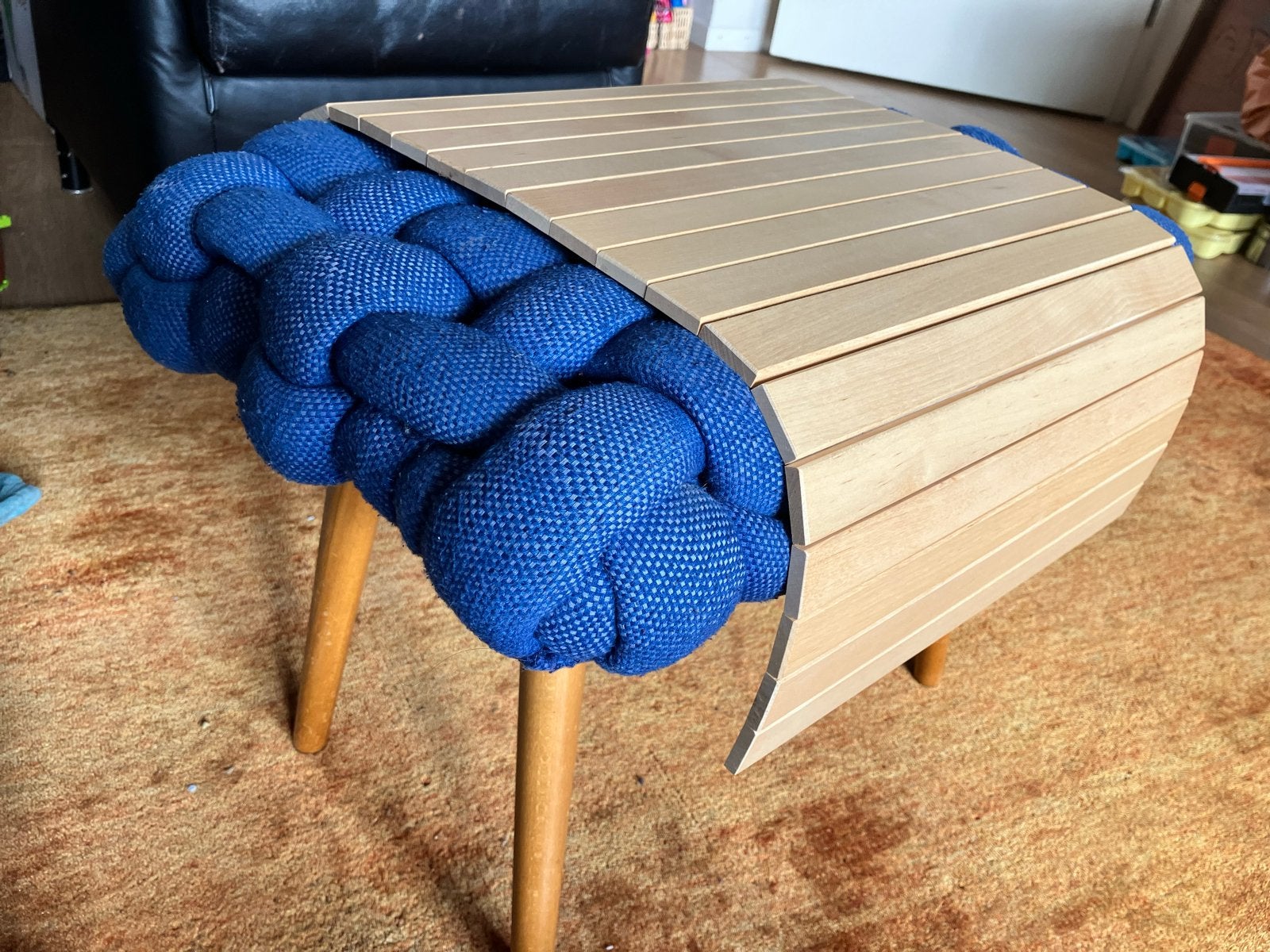 bijzet leuning plank voor bank of poef Ikea, Ophalen, Minder dan 45 cm, 55 tot 75 cm, Zo goed als nieuw