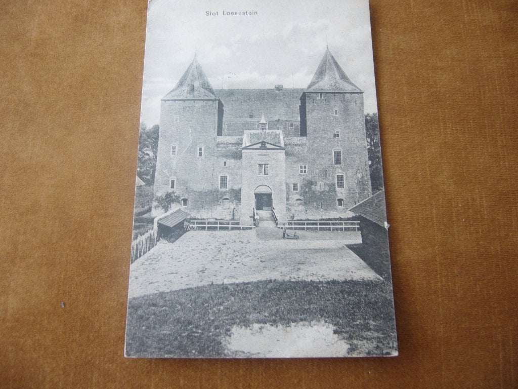 ZALT BOMMEL  =  SLOT LOEVESTEIN   1913, Ophalen of Verzenden, Voor 1920, Gelopen, Gelderland