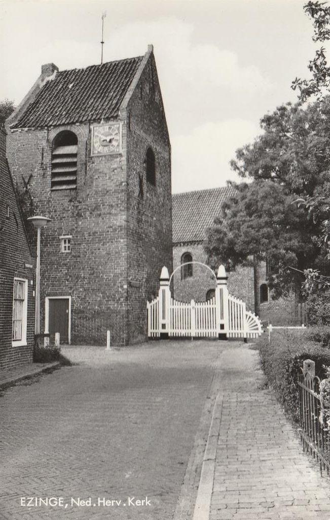 Ezinge, Verzamelen, Ansichtkaarten | Nederland, Ophalen of Verzenden, 1940 tot 1960, Ongelopen, Groningen