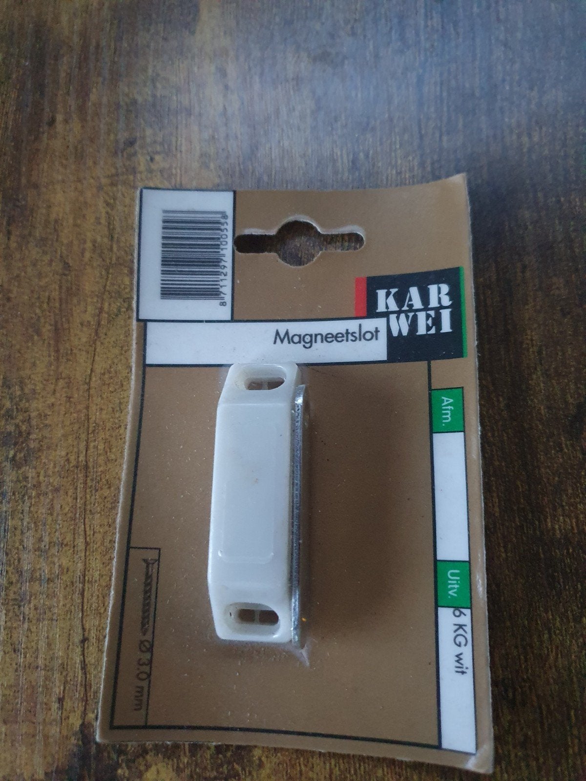 Nieuw magneetslot - Karwei - 6 KG wit, Ophalen of Verzenden, Nieuw, Overige materialen, Slot