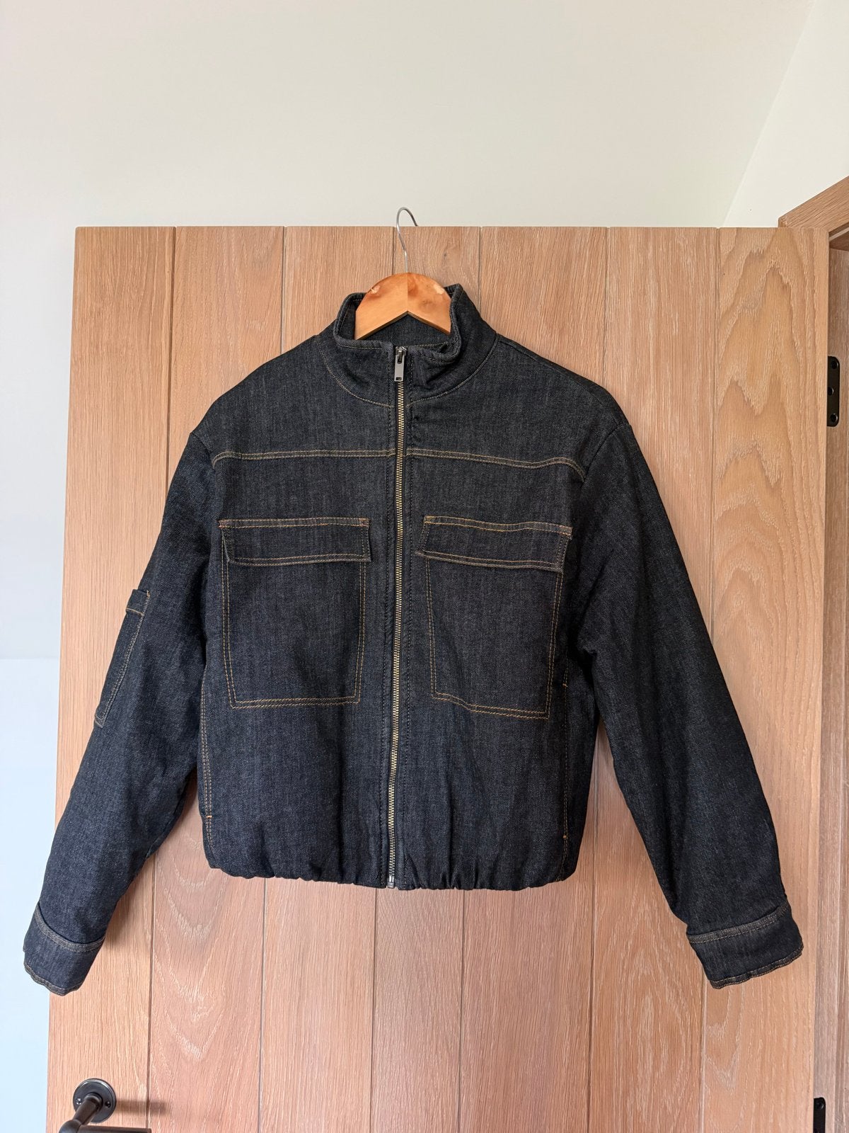 Zara bomberjas maat S, Verzenden, Zo goed als nieuw, Maat 36 (S), Blauw
