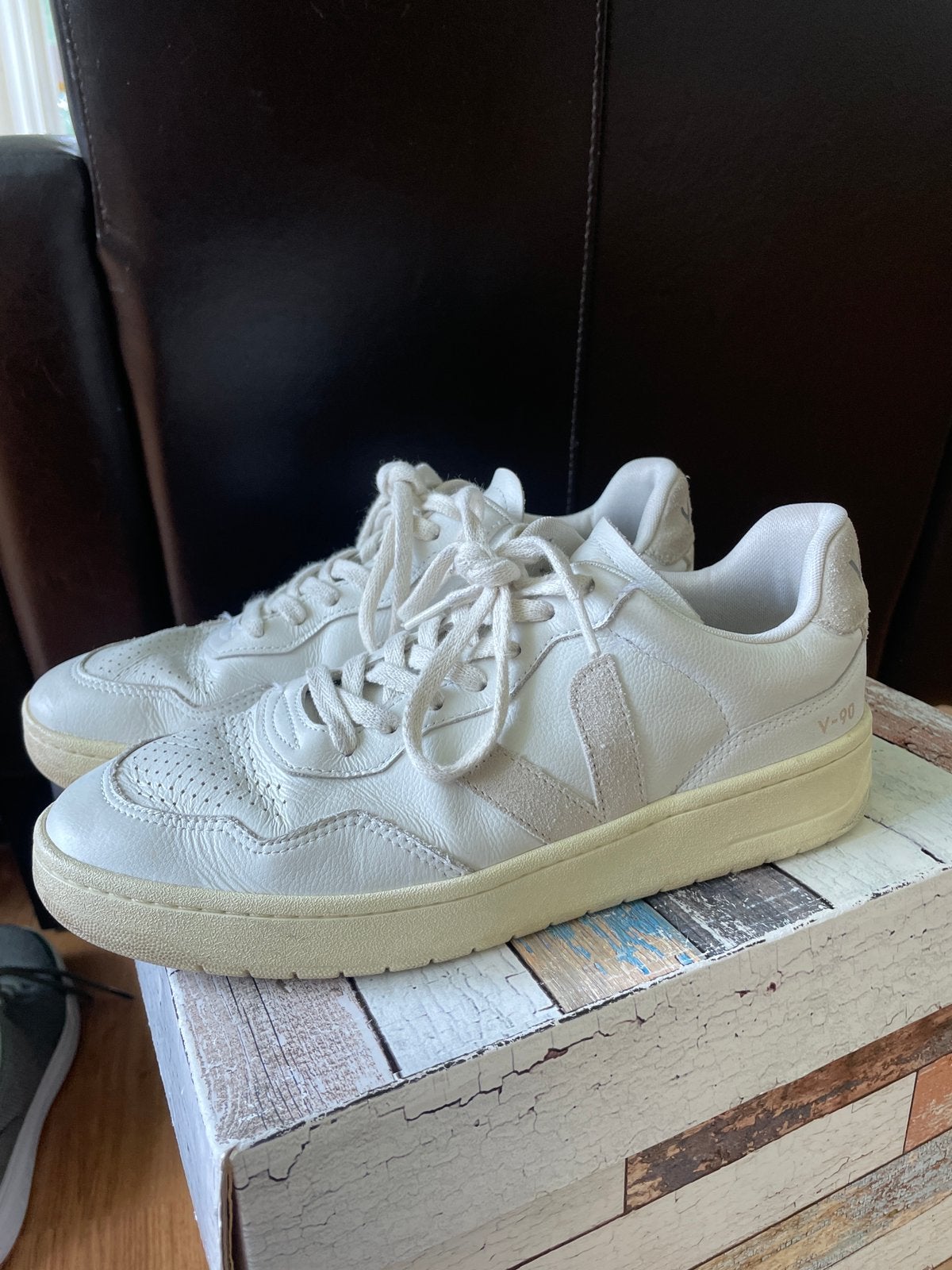 Veja schoejen v-90 maat 41, Wit, Ophalen of Verzenden, Zo goed als nieuw, Veterschoenen