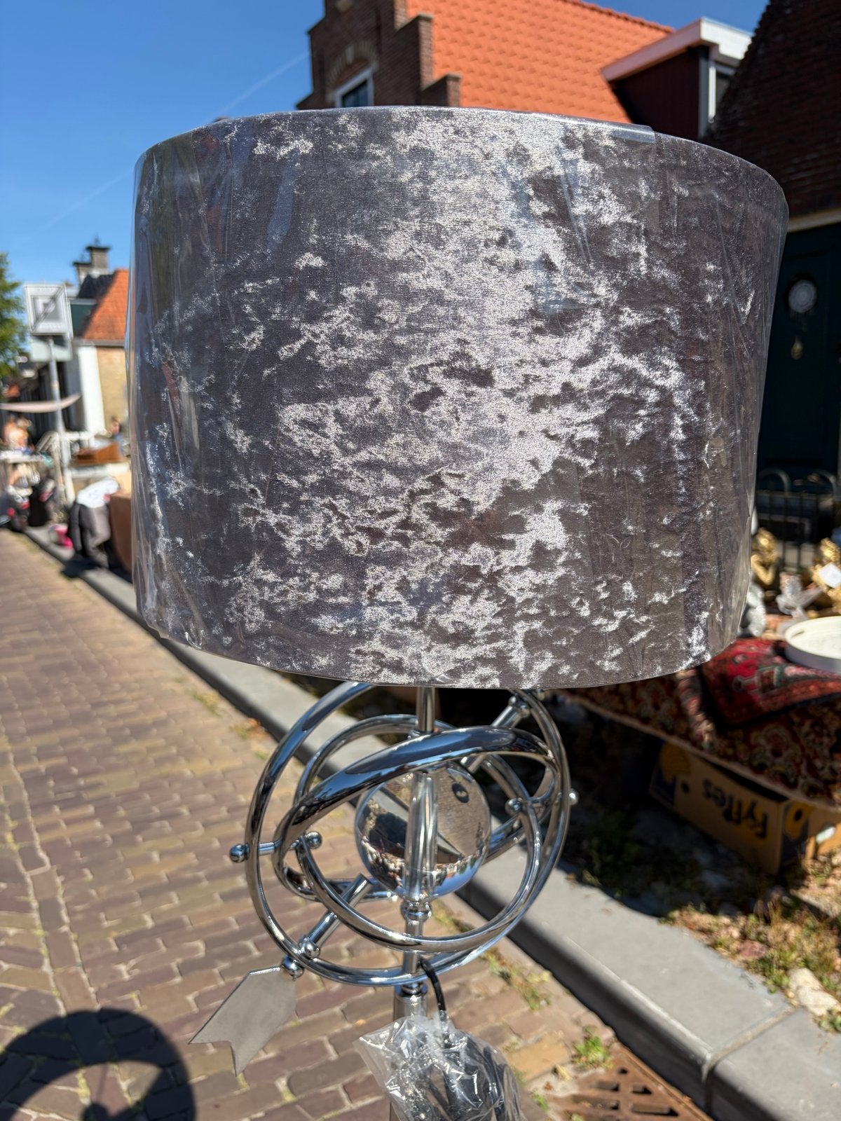 Nieuwe Eric Kuster stijl vloerlamp 'Planet', Huis en Inrichting, Lampen | Vloerlampen, Ophalen, Nieuw, E27 (groot), Metaal