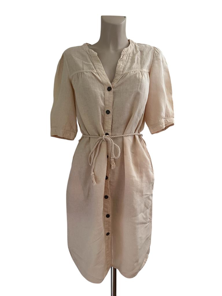 Anna van Toor jurk M, Kleding | Dames, Maat 38/40 (M), Beige, Ophalen of Verzenden, Zo goed als nieuw