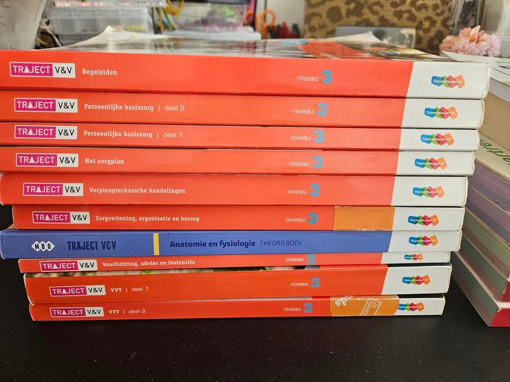 Verschillende boeken Verzorgende IG, MMz niveau 3  en andere, Boeken, Ophalen, Beta, Gelezen, MBO