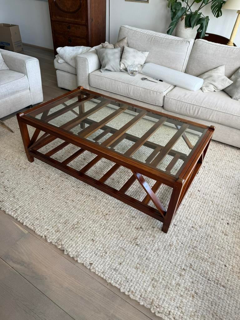Salontafel, 100 tot 150 cm, Zo goed als nieuw, Minder dan 50 cm, Rechthoekig