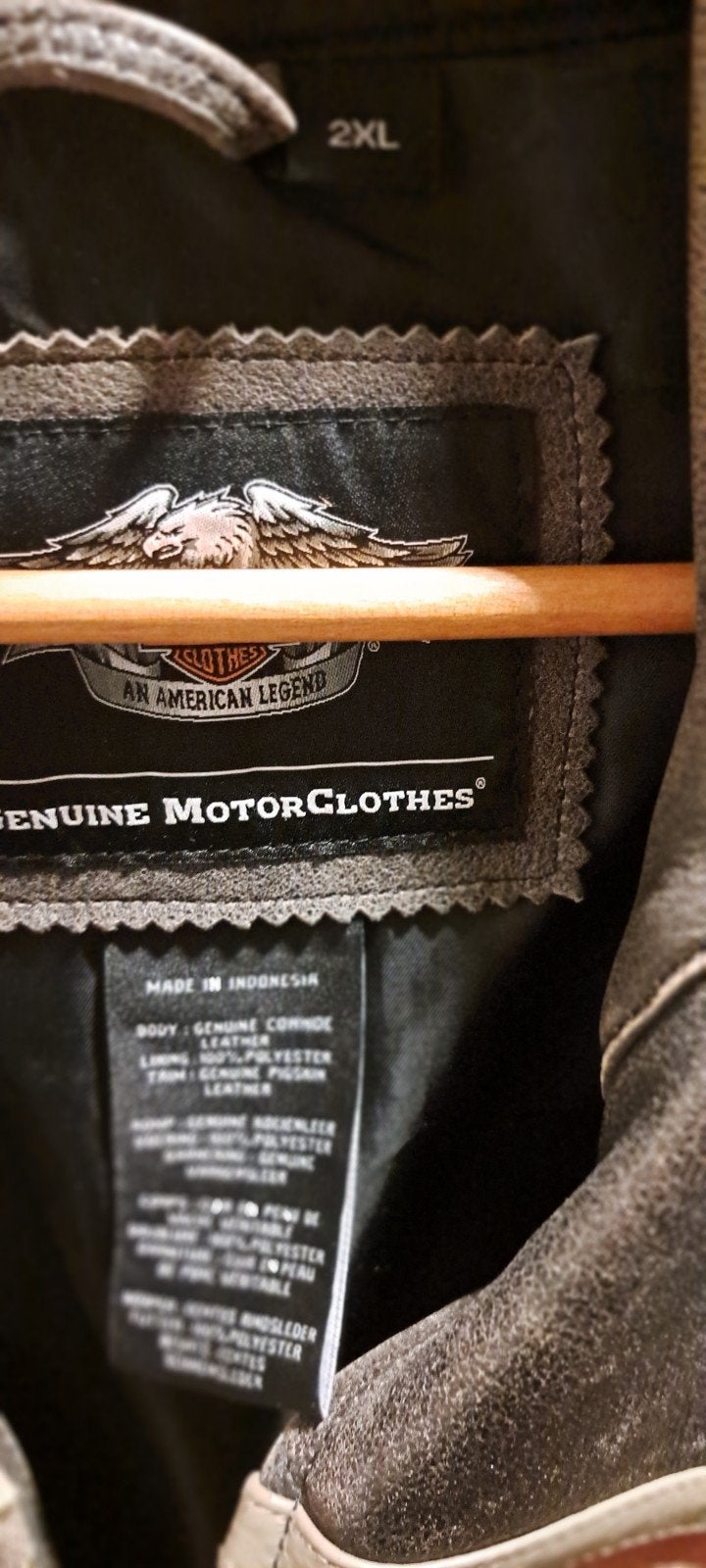Harley Davidson Leren Motorjas - ZGAN, Ophalen, Harley-Davidson, Heren, Jas | leer
