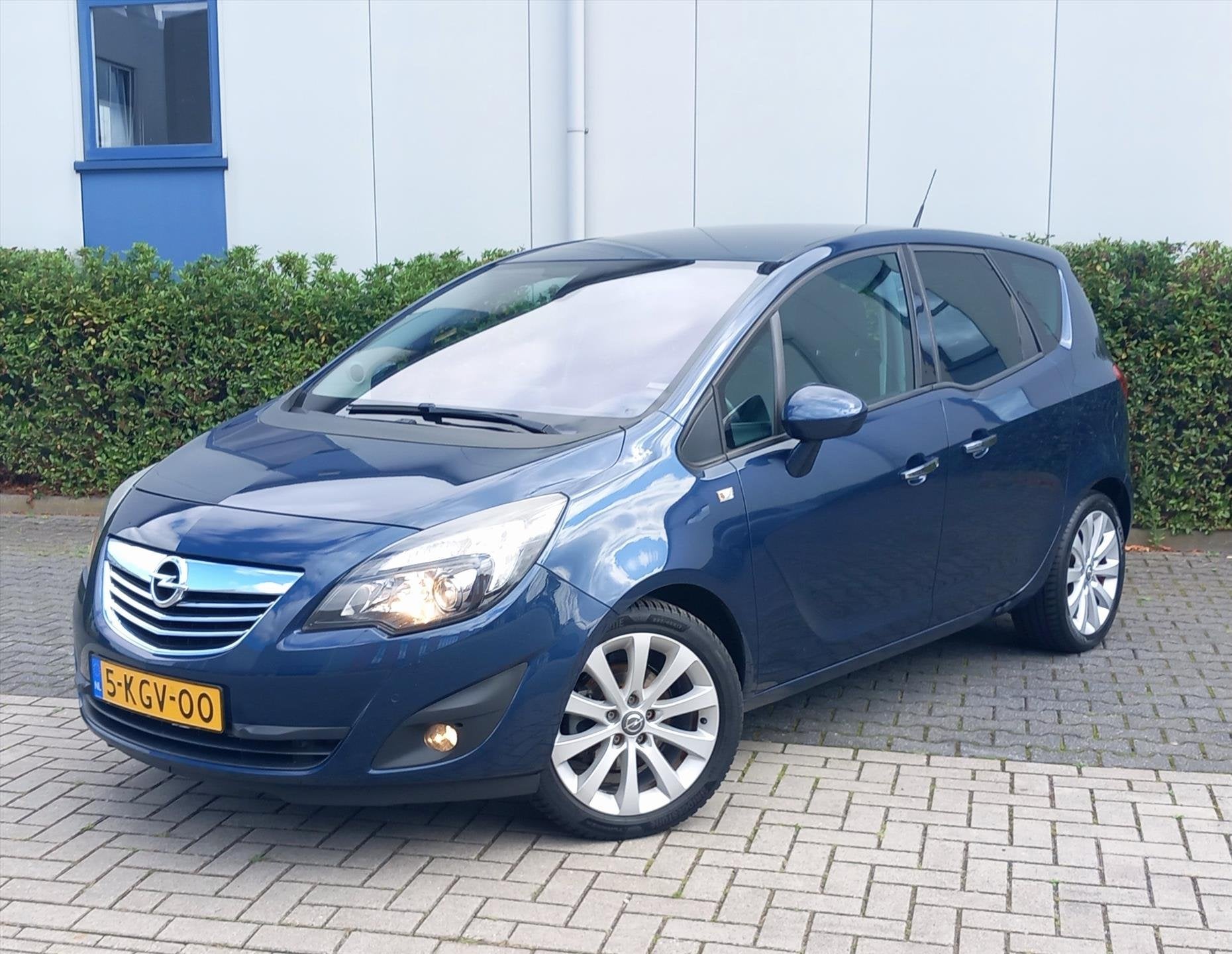 OPEL Meriva 1.4 Turbo Ecotec 120pk Cosmo Leder/Navigatie, Auto's, Opel, Gebruikt, 4 cilinders, Blauw, Bedrijf