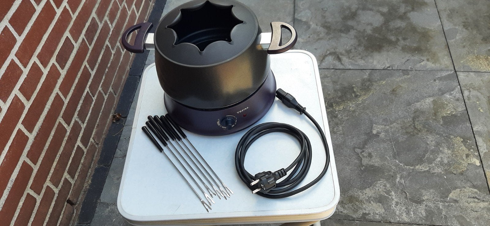 TEFAL elektrische fonduepan, Ophalen of Verzenden, Elektrisch, Fonduepan