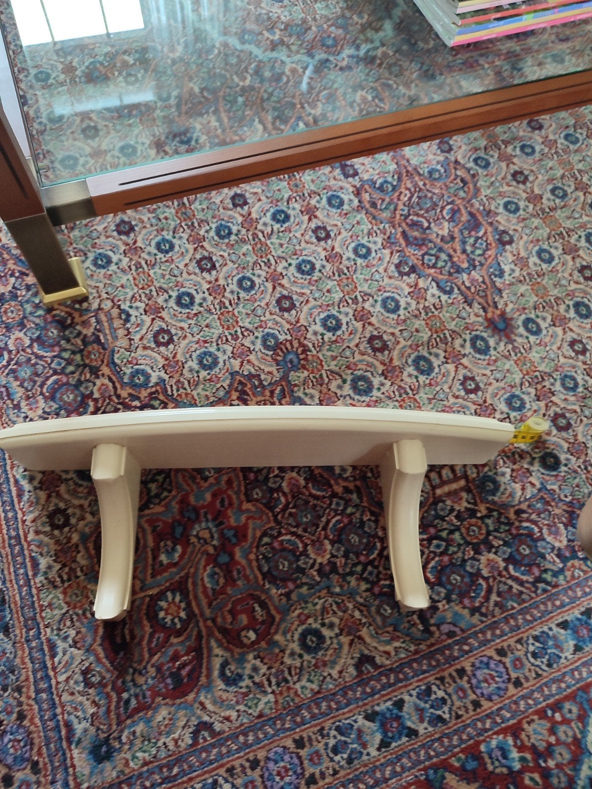Console beige voor onder een spiegel, Ophalen, Gebruikt, 100 tot 150 cm, Klassiek Perzisch