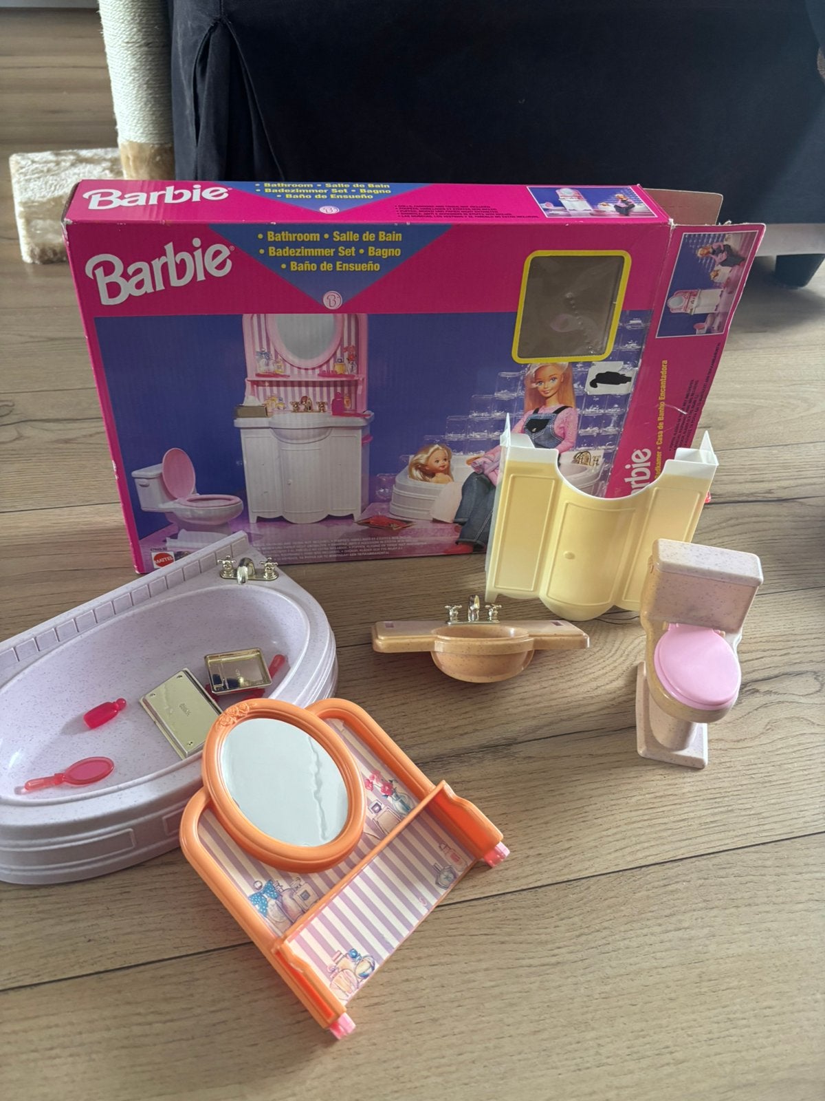 Vintage barbie keuken set, Kinderen en Baby's, Ophalen, Gebruikt, Toebehoren