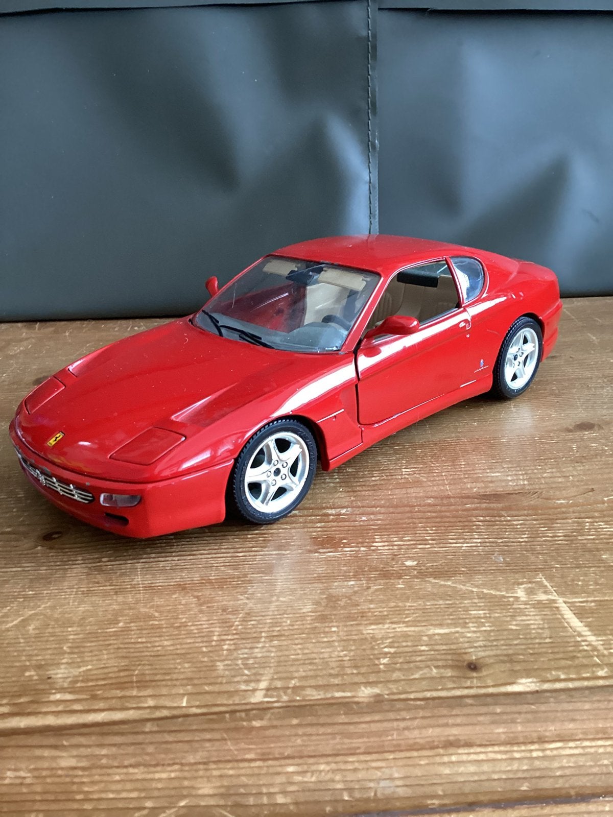 Ferrari 456 gt rood, Ophalen of Verzenden, Zo goed als nieuw, Bburago