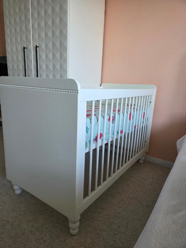 Lediant vintage op pootjes hout 120 x 60 pocketvering matras, Kinderen en Baby's, Kinderkamer | Complete kinderkamers, Ophalen of Verzenden