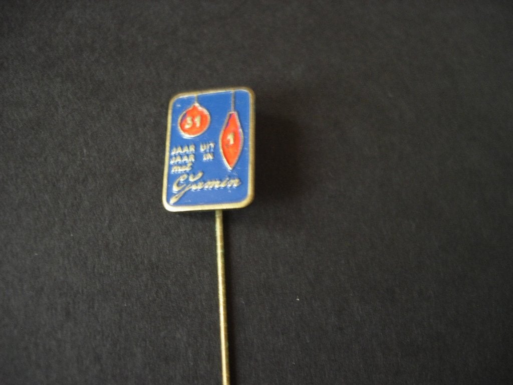 Speldje van CJAMIN Jaar in, jaar uit met Cjamin Bieden, Verzenden, Zo goed als nieuw, Merk, Speldje of Pin