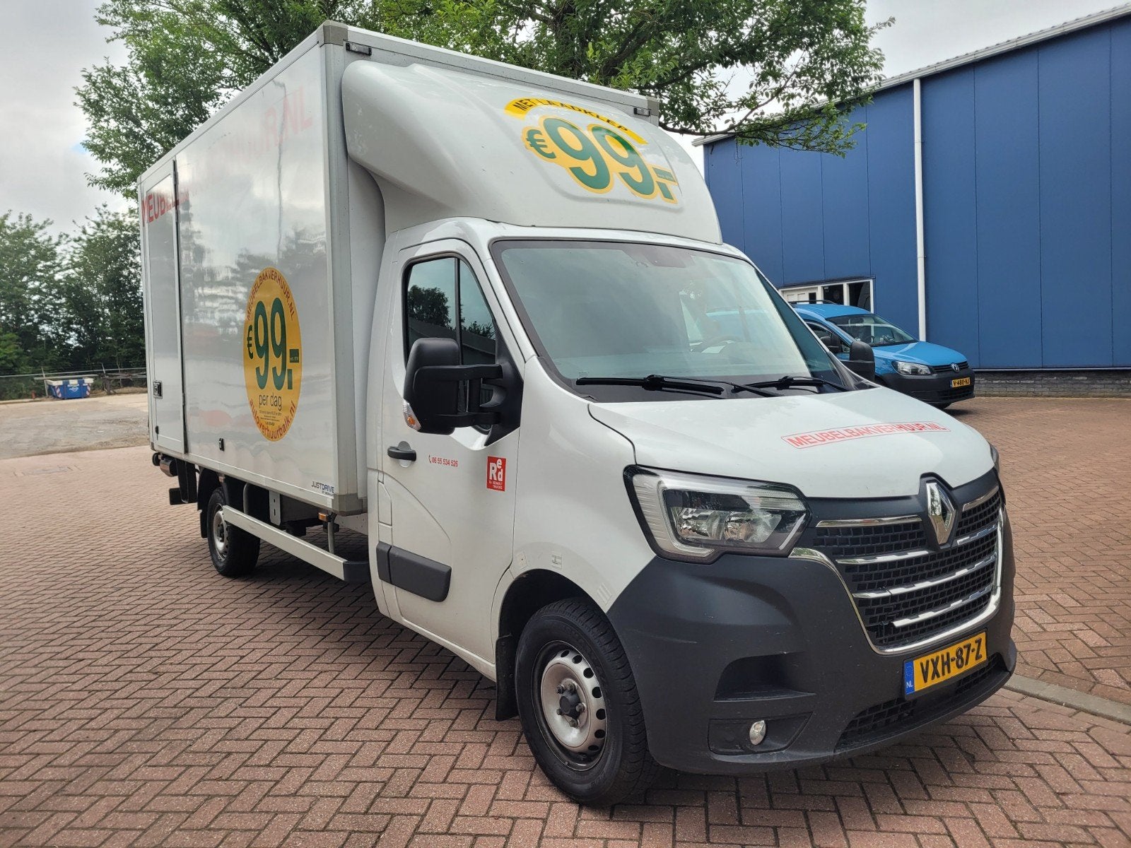 Bakwagen huren verhuur verhuisbus met laadklep ook zondagsag, Ophalen