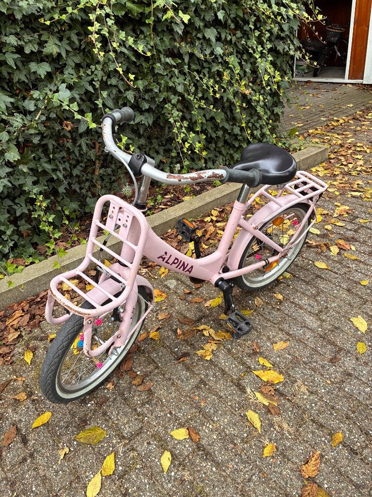 Alpina 16 inch kinderfiets, Ophalen, Terugtraprem, Alpina, 16 tot 20 inch